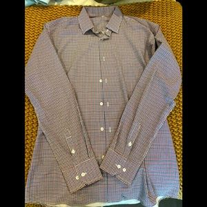 Men’s XL State & Liberty Dress Shirt, New Condition and Machine Washable!